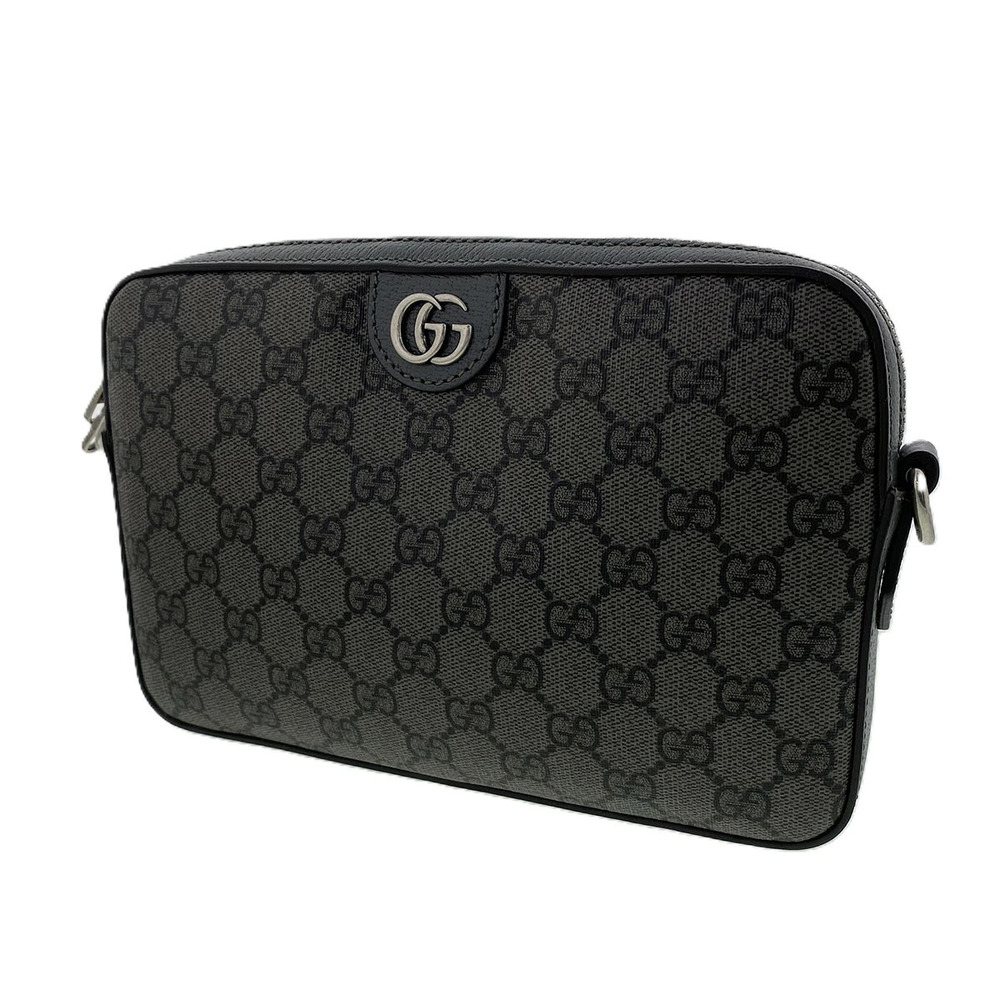 Gucci Bag Ophidia Shoulder Crossbody Gray Leather